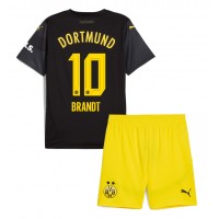 Borussia Dortmund Julian Brandt #10 Bortedraktsett Barn 2024-25 Kortermet (+ Korte bukser)